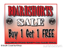 South Coast Surf Shop Buy 1 Boardshort Get 1