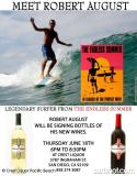 Robert August at Crest Liquor Thursday June 18th for Wine Bottle Signing
