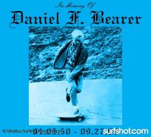 Daniel Bearer Memorial Paddleout at Malibu Sunday October 18th