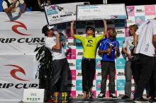 SURF NEWS - KOLOHE ANDINO CLAIMS RIP CURL GROMSEARCH NATIONAL 2009 TITLE at SALT CREEK