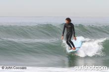 Surfing Pictures of Tourmaline Longboarding on 12-20-09 by Surf Photographer John Cocozza