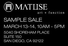 SALE - MATUSE WETSUIT SAMPLE SALE on MARCH 13th and 14th