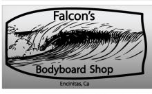 Grand Opening of FALCON'S Bodyboard Shop in Encinitas on Saturday April 3rd