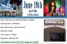 Pacific Beach Surf Shop presents Live Music - Kyle Van and Jeff Bloom on Saturday June 19th
