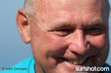 Ian Cairns at UCSD Luau and Longboard Invitational at Scripps Pier by John Cocozza