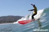 Aaron Chang at UCSD Luau and Longboard Invitational at Scripps Pier by John Cocozza
