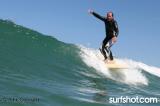 Hank Warner at UCSD Luau and Longboard Invitational at Scripps Pier by John Cocozza