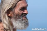 John Peck at UCSD Luau and Longboard Invitational at Scripps Pier by John Cocozza