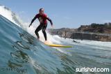 Fernando Aguirre Surfing at Legends Surfing at UCSD Luau and Longboard Invitational at Scripps Pier by John Cocozza