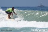 Joe Roper Surfing at Legends Surfing at UCSD Luau and Longboard Invitational at Scripps Pier by John Cocozza