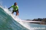 John Peck Surfing at UCSD Luau and Longboard Invitational at Scripps Pier by John Cocozza