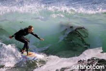 Carly Wilson @  Steamer Lane by pro surf photographer Corrie O.
