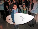 Rusty Surfboard Winner from Huntington Beach
