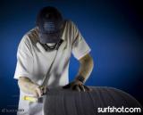 Greg Sauritch shaping a board