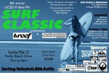 Sunday May 15th is Pi Phi 8th Annual Surf Classic