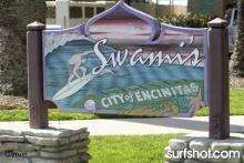 Swamis Beach Sign