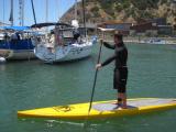 Adam Cumming, Body Glove SUP director of sales Dana Harbor