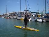Adam Cumming, Body Glove SUP director of sales Dana Harbor