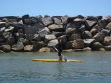 Adam Cumming, Body Glove SUP director of sales Dana Harbor