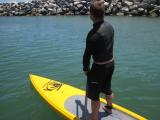 Adam Cumming, Body Glove SUP director of sales Dana Harbor