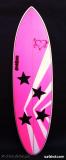 This Chick Sticks \\\\\\\'Hoochie Mod\\\\\\\' shape is so Sweet. This Mini Egg Round Pin Tail shreds as good in the 2 foot gnar as it does in 8 foot bombs. R&D Surfer Girl Tested!!