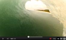 Pipeline Barrel with GoPro HD Hero 2