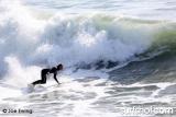 2-3 foot surf looks bigger from the pier.