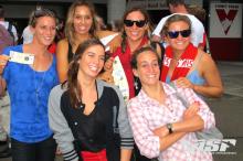 Courtney Conlogue (USA), Sally Fitzgibbons (AUS), Tyler & Kirby Wright (AUS), Pauline Ado (FRA) and Justine Dupont (FRA).