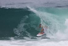 Adam Melling (AUS), 27, will take on Jeremy Flores (FRA), 24, in Round 3 of the Billabong Rio Pro.
