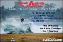 Channel Islands Surfboards Santa Barbara Store - Memorial Day Backyard Blem Sale!